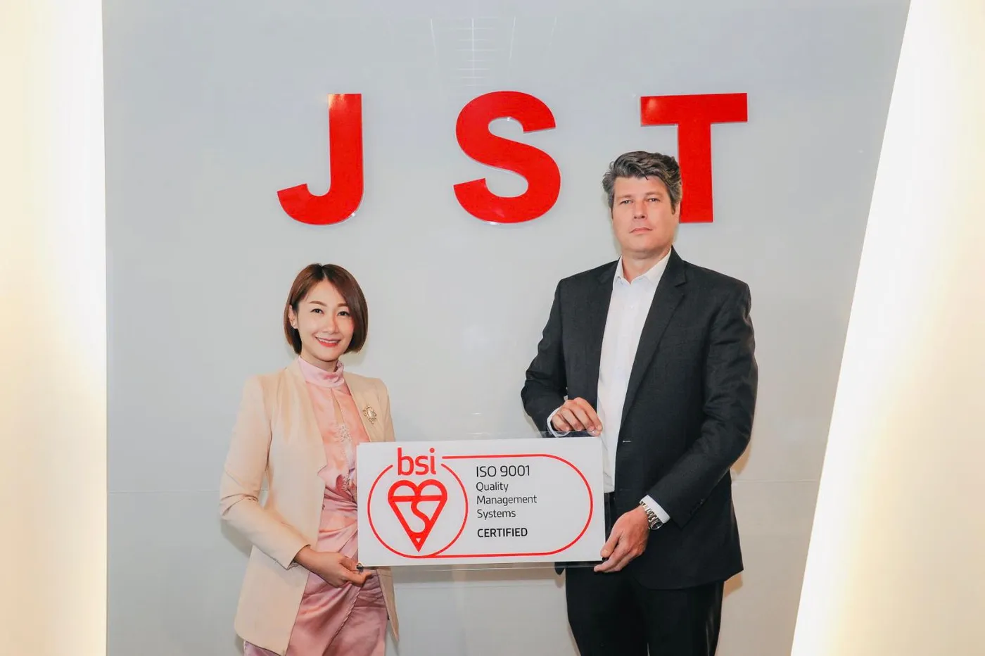 JST Group ได้รับการรับรอง ISO 9001:2015